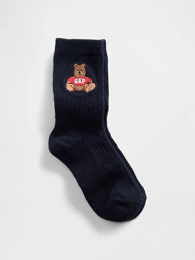 Chaussettes à logo avec motif de l’ourson Brannan pour Enfant