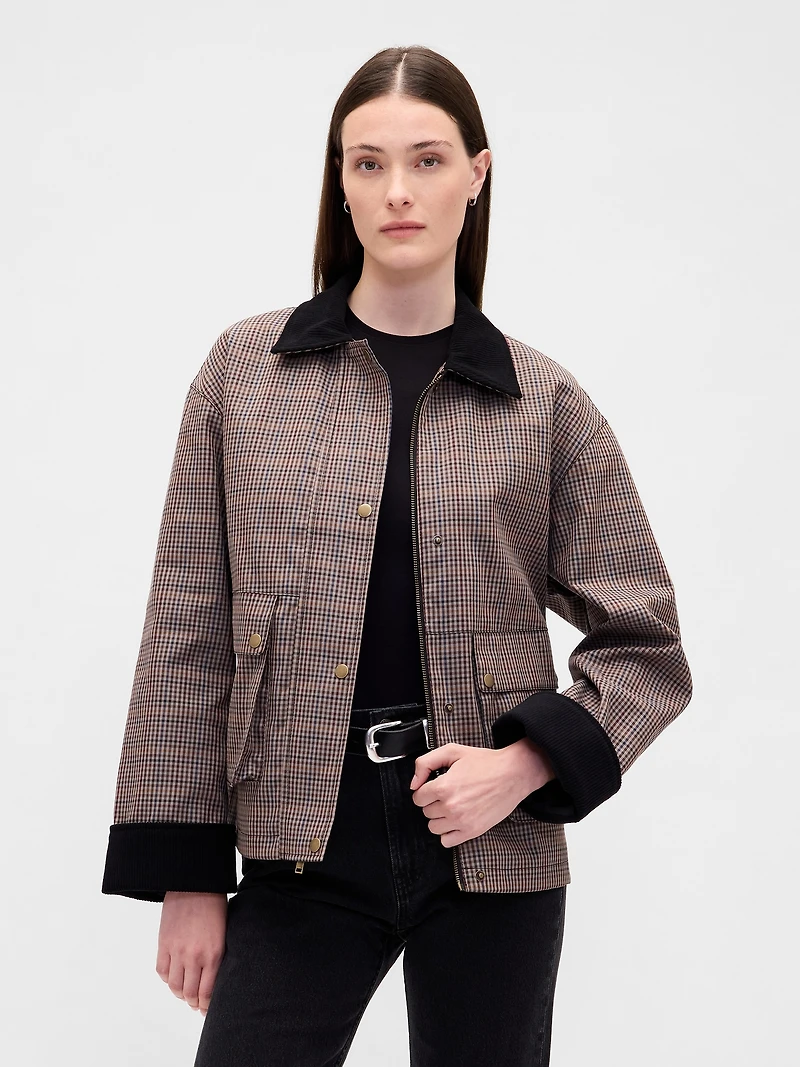 Plaid Barn Jacket