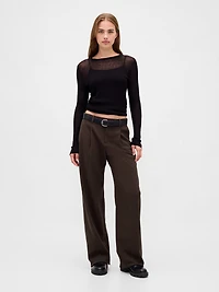 365 Low Rise Pleated Trousers