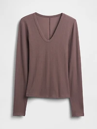 Sheer Modern Rib T-Shirt