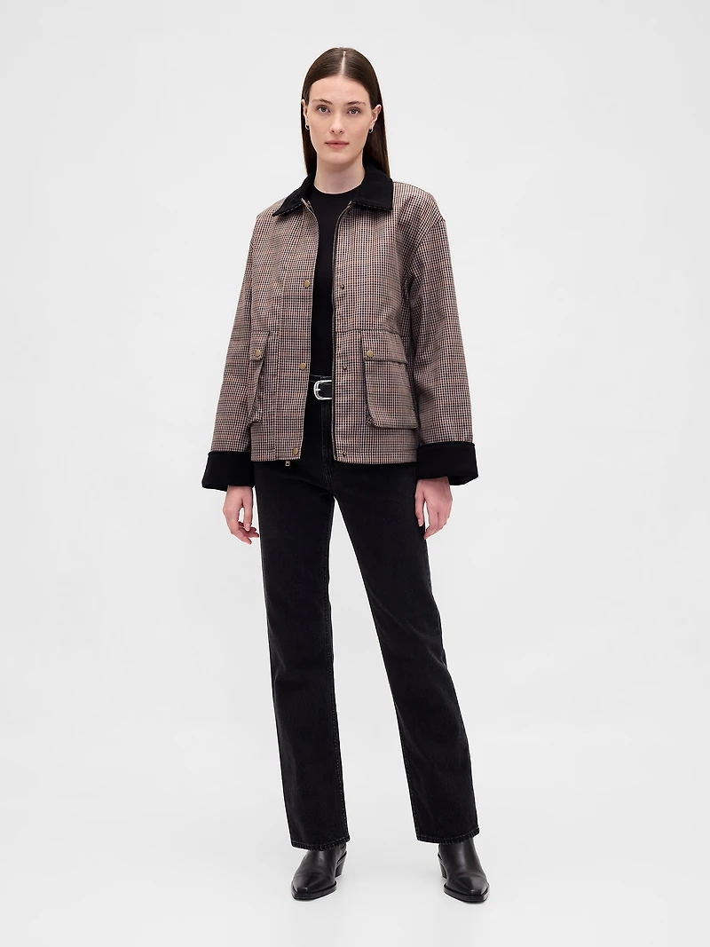Plaid Barn Jacket