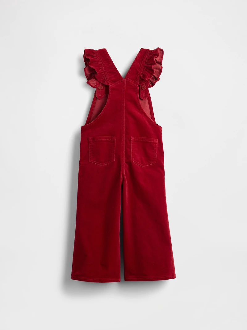 Baby & Toddler Velvet Heart Overalls