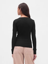 Modern Rib Henley T-Shirt