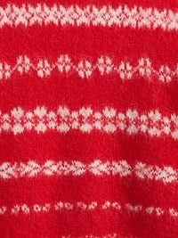 Fuzzy Oversized Crewneck Sweater