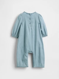 Baby Denim Ruffle One-Piece
