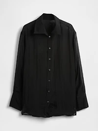 Sheer Organza Big Shirt