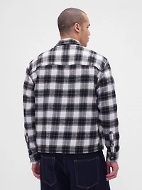 Organic Cotton Relaxed Flannel Shirt