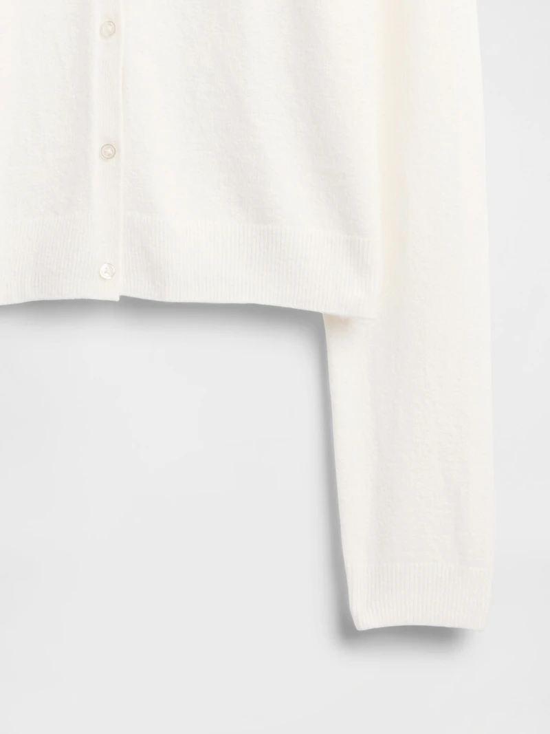 CashSoft Crop Cardigan