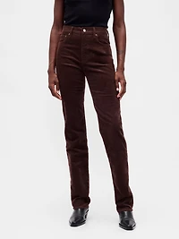 High Rise Corduroy '90s Straight Jeans