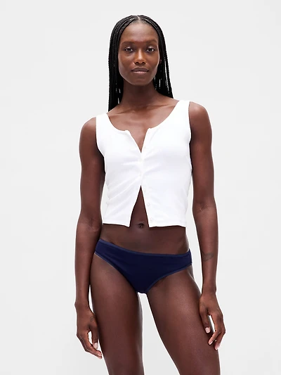 Organic Stretch Cotton Bikini