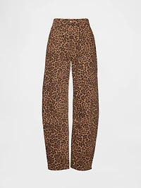 High Rise Barrel Jeans
