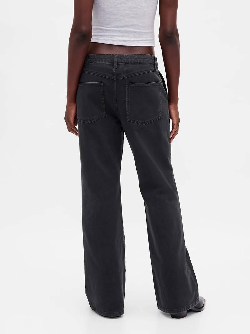 Low Rise Flare Khakis