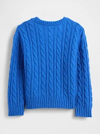 Chandail en tricot torsadé Effet cachemire pour Bébé et Tout-petit