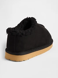 Toddler Vegan Suede Sherpa-Lined Shoes