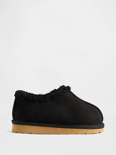 Toddler Vegan Suede Sherpa-Lined Shoes