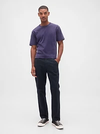 Relaxed Straight Utility Khakis