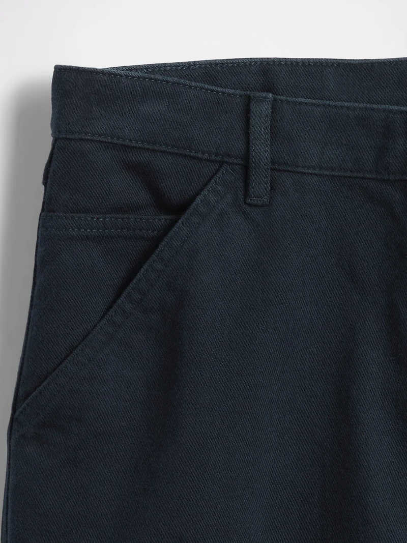 Relaxed Straight Utility Khakis