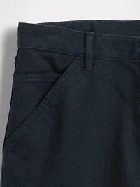 Relaxed Straight Utility Khakis