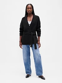 Oversized Wrap Cardigan Sweater
