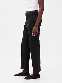 Mid Rise Straight Khakis