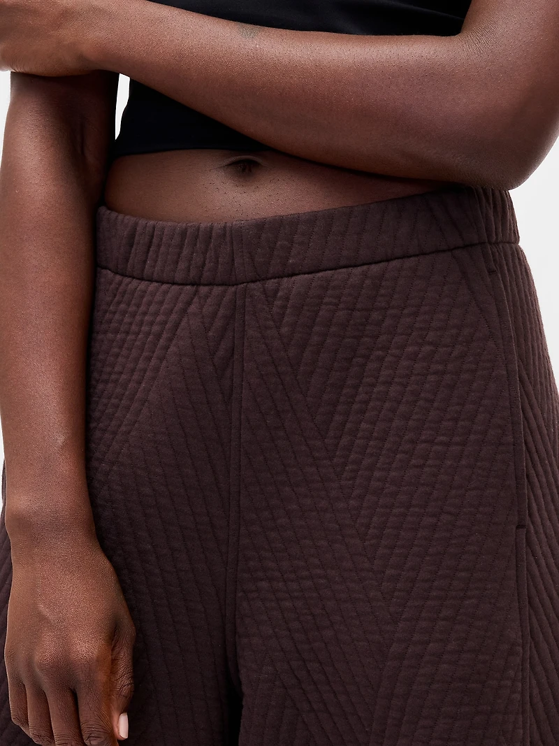 GapFit Quilted Jacquard Barrel Pants