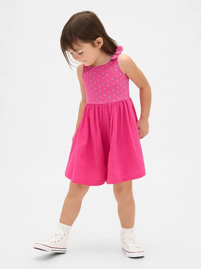 Baby & Toddler Cotton Gauze Romper