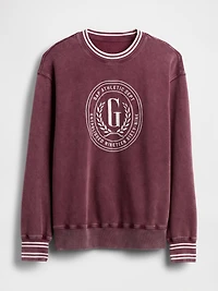 VintageSoft Oversized Logo Sweatshirt