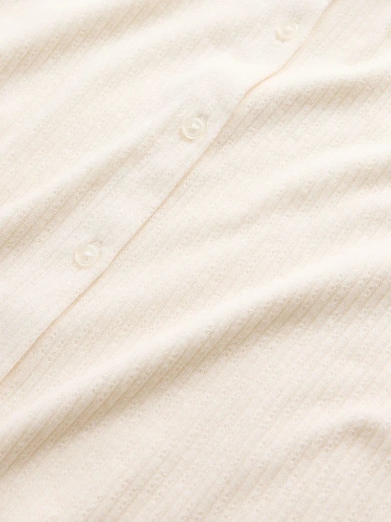 Pointelle Cardigan