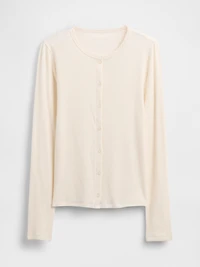 Pointelle Cardigan
