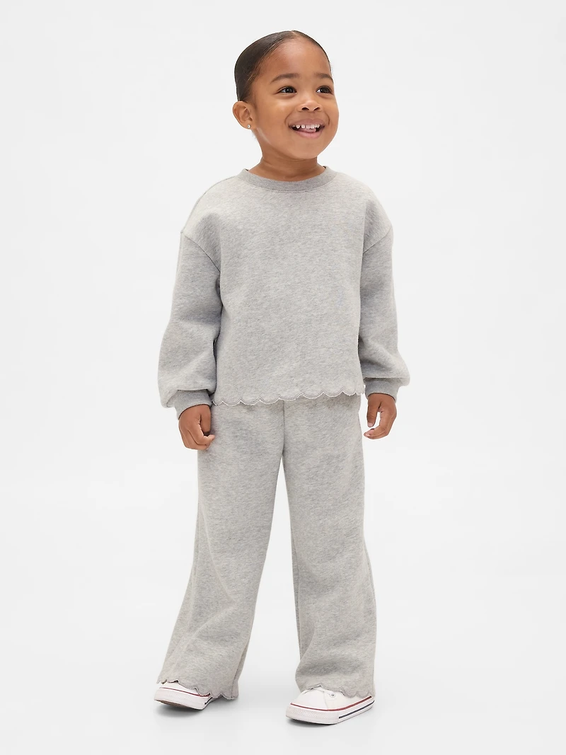 Baby & Toddler VintageSoft Scalloped Sweat Set