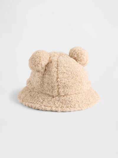 Baby & Toddler Recycled Sherpa Bear Bucket Hat