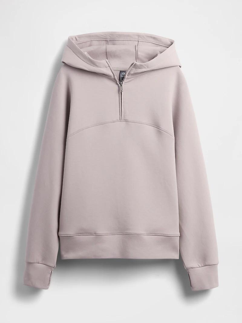 GapFit Oversized Quarter-Zip Hoodie