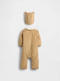 Baby Corduroy & Sherpa One-Piece Outfit Set