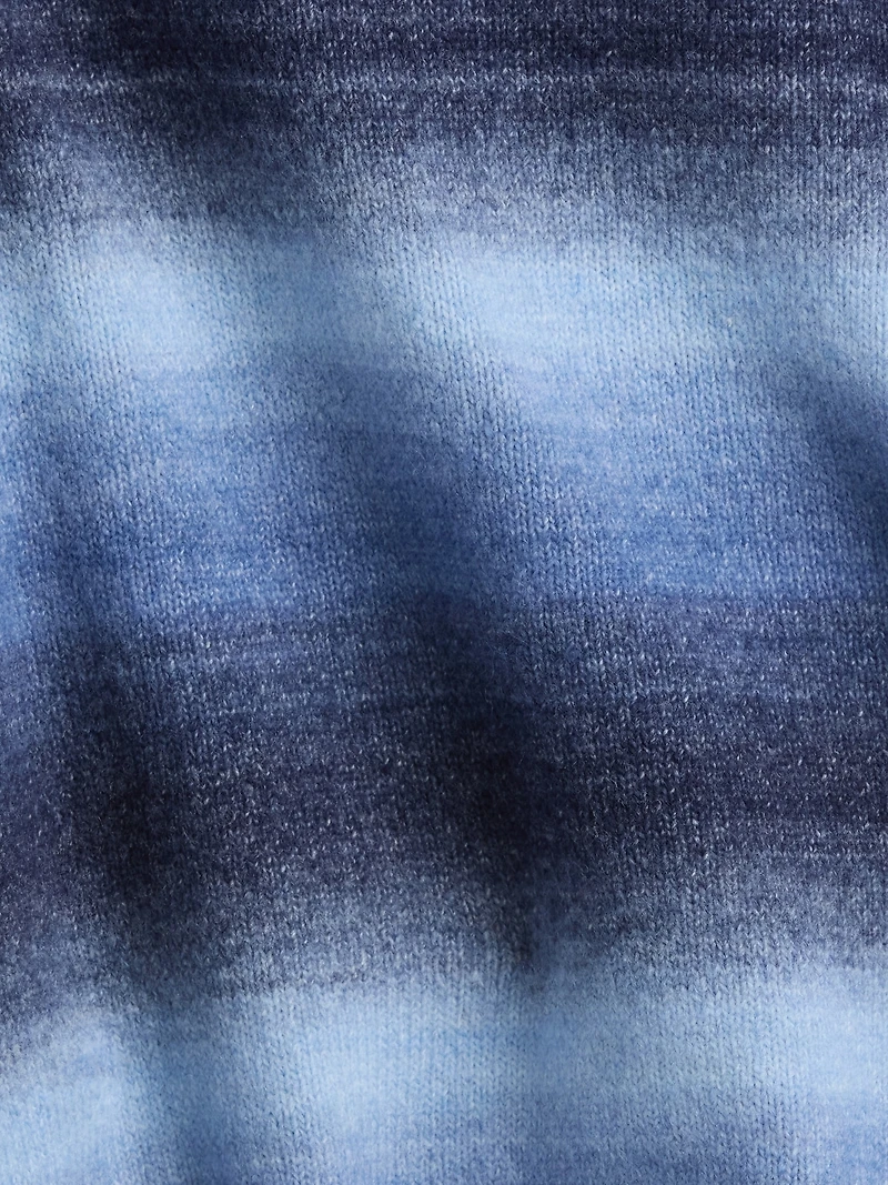 Kids Space-Dye Relaxed Crewneck Sweater