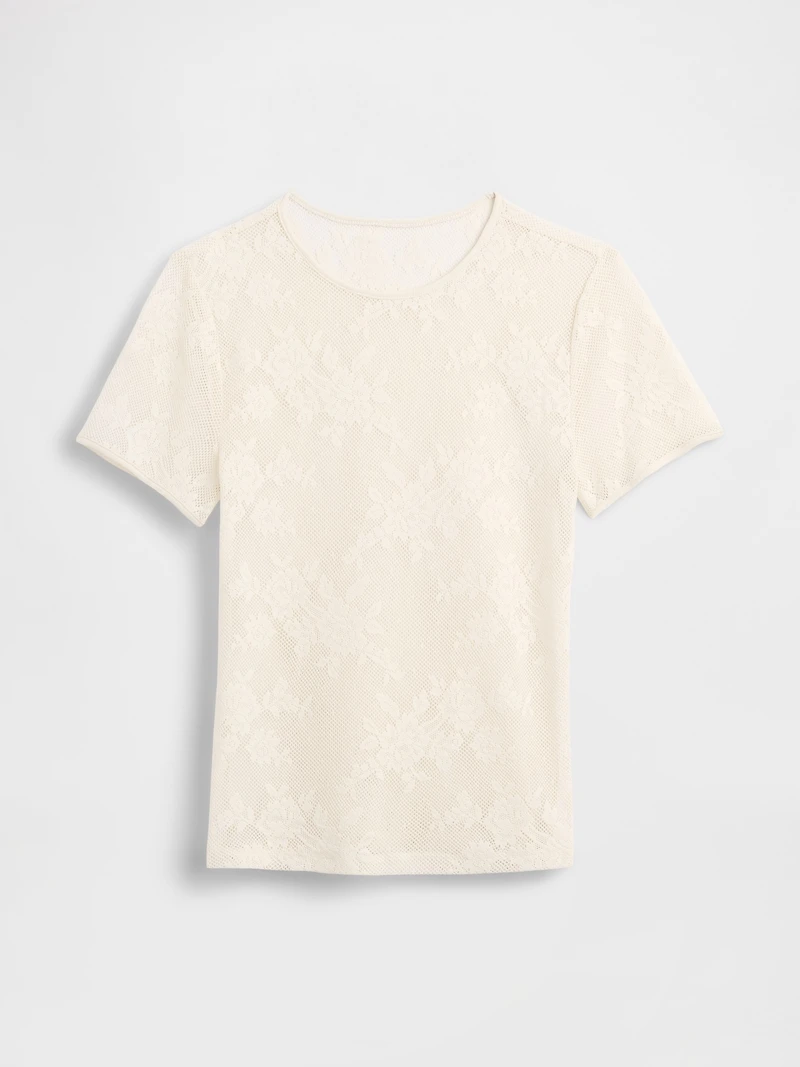 Floral Lace Mesh Top