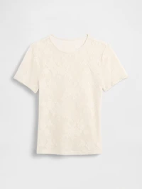 Floral Lace Mesh Top