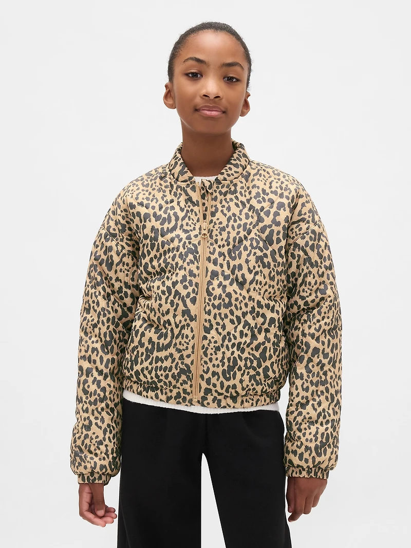 Kids Recycled Lightweight Quilted Puffer Jacket