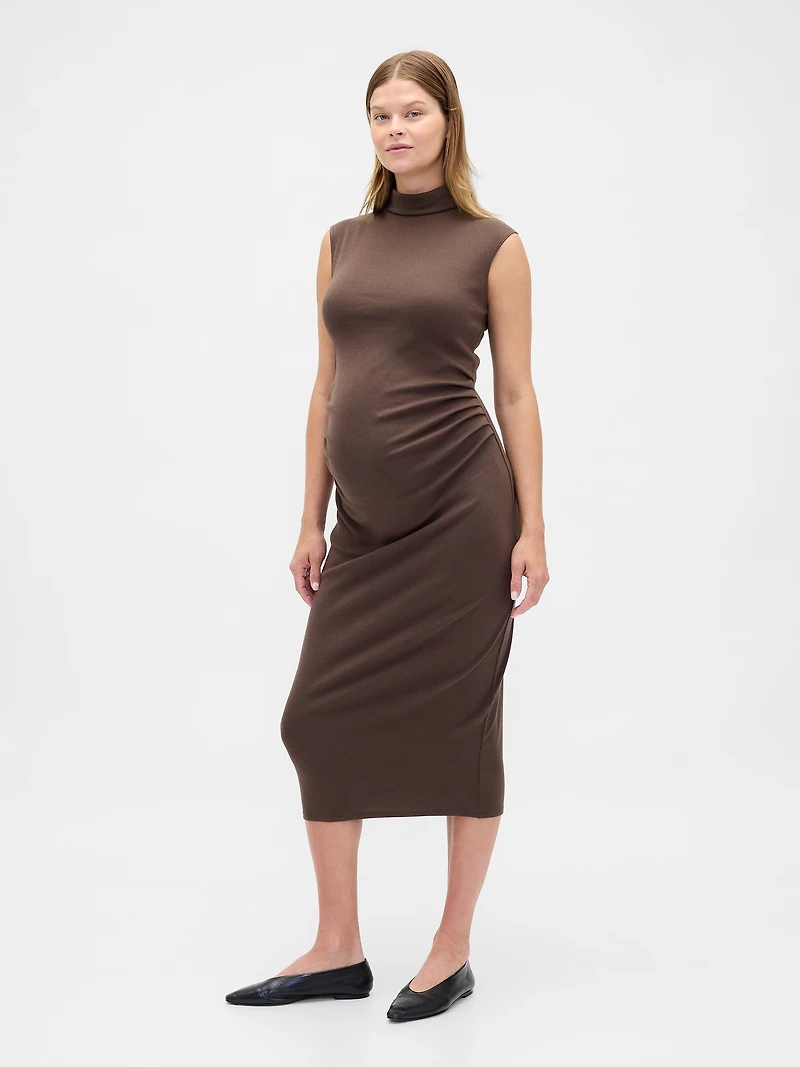 Maternity Modern Mockneck Dress