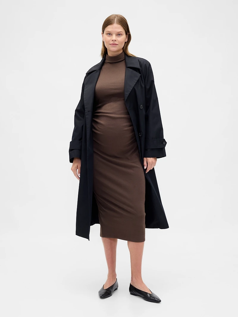 Maternity Modern Mockneck Dress