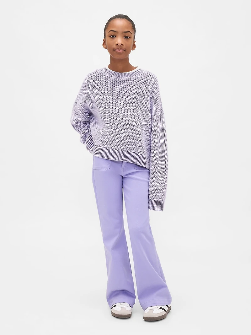 Kids High Rise '70s Flare Jeans