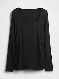 Maternity Modern Square-Neck T-Shirt