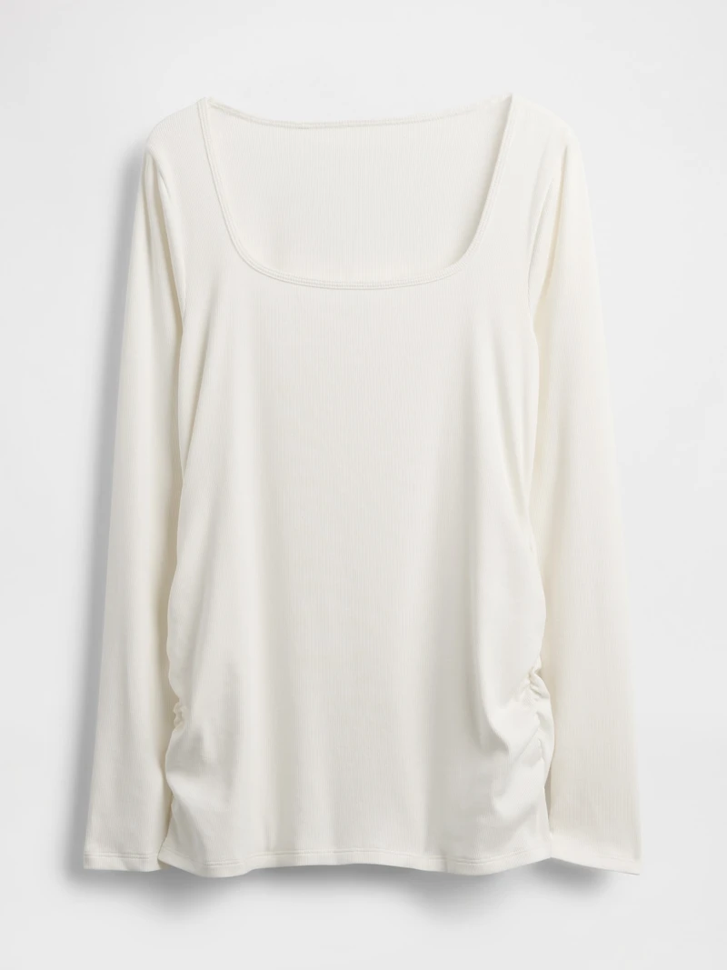 Maternity Modern Square-Neck T-Shirt