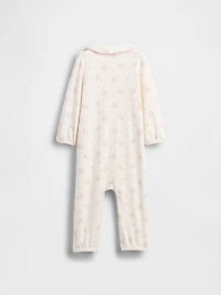 Une-pièce sans pieds en tricot pointelle soyeux pour Bébé
