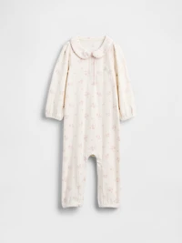 Une-pièce sans pieds en tricot pointelle soyeux pour Bébé