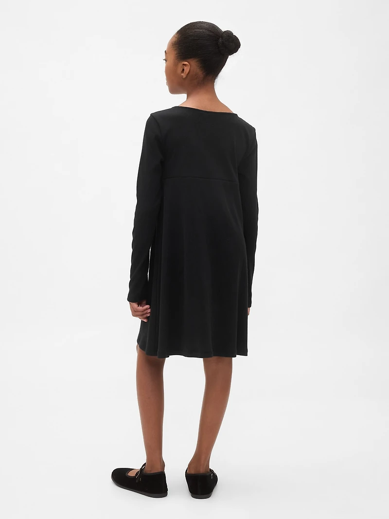 Kids Rib Bow Dress