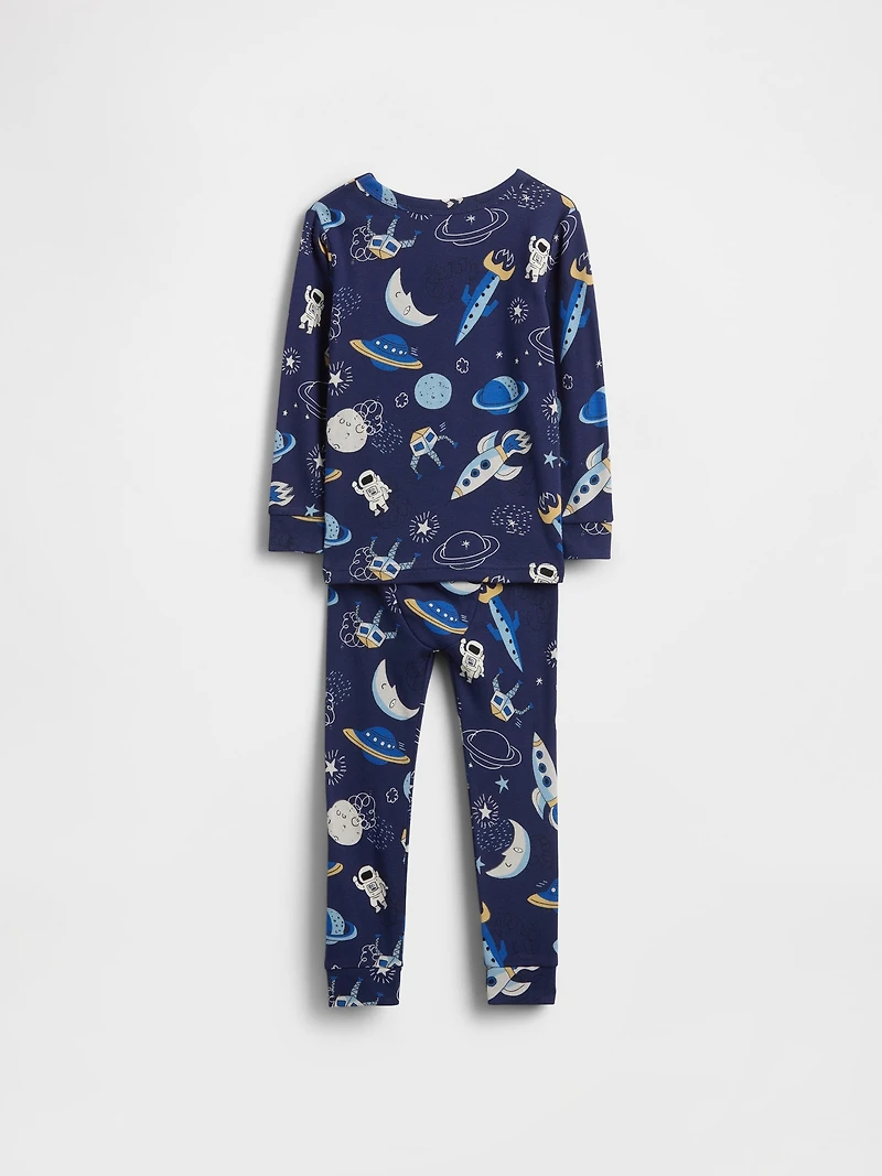 Baby & Toddler Organic Brushed Cotton Space PJ Set