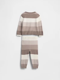 Baby CashSoft Stripe Sweater Outfit Set