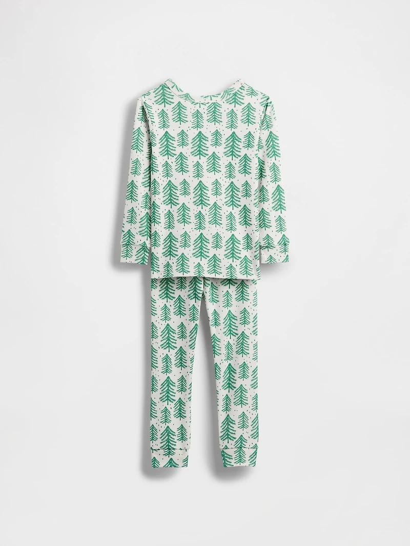 Pyjama des Fêtes en coton biologique brossé pour Bébé et Tout-petit
