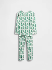 Pyjama des Fêtes en coton biologique brossé pour Bébé et Tout-petit
