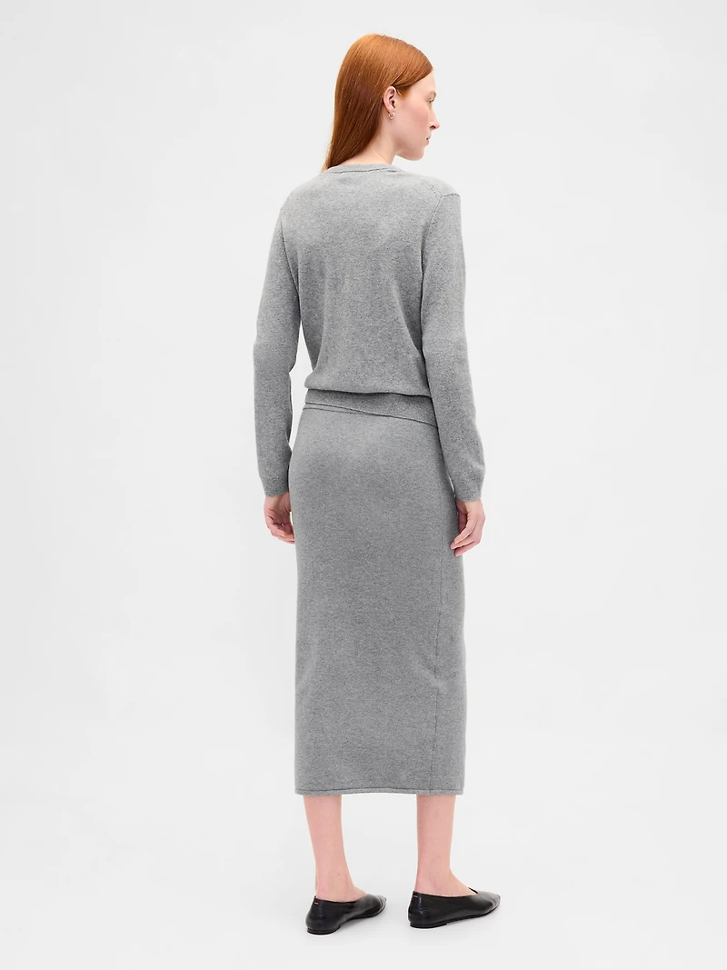 CashSoft Stretch Midi Skirt